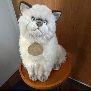 Vtg 1996 Classic Aurora Cat Plush Realistic Wild Cat Stuffed Animal 14” Tall